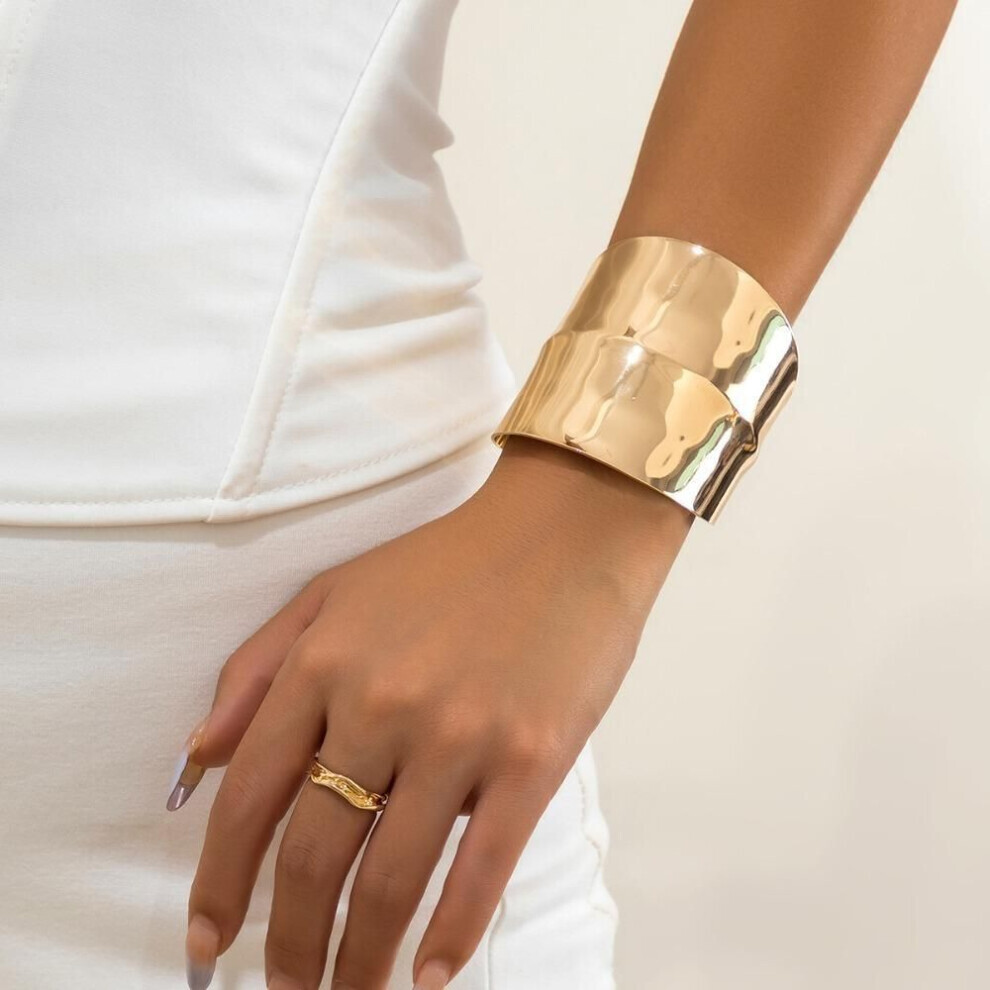 Maxpower (9) Temperament Metal Smooth Bracelet Simplicity Bracelet New Cross Opening Bracelet