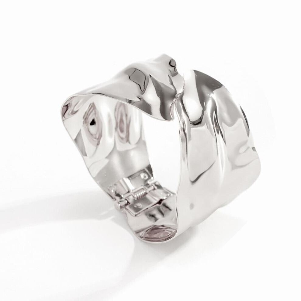 Maxpower (4) Temperament Metal Smooth Bracelet Simplicity Bracelet New Cross Opening Bracelet