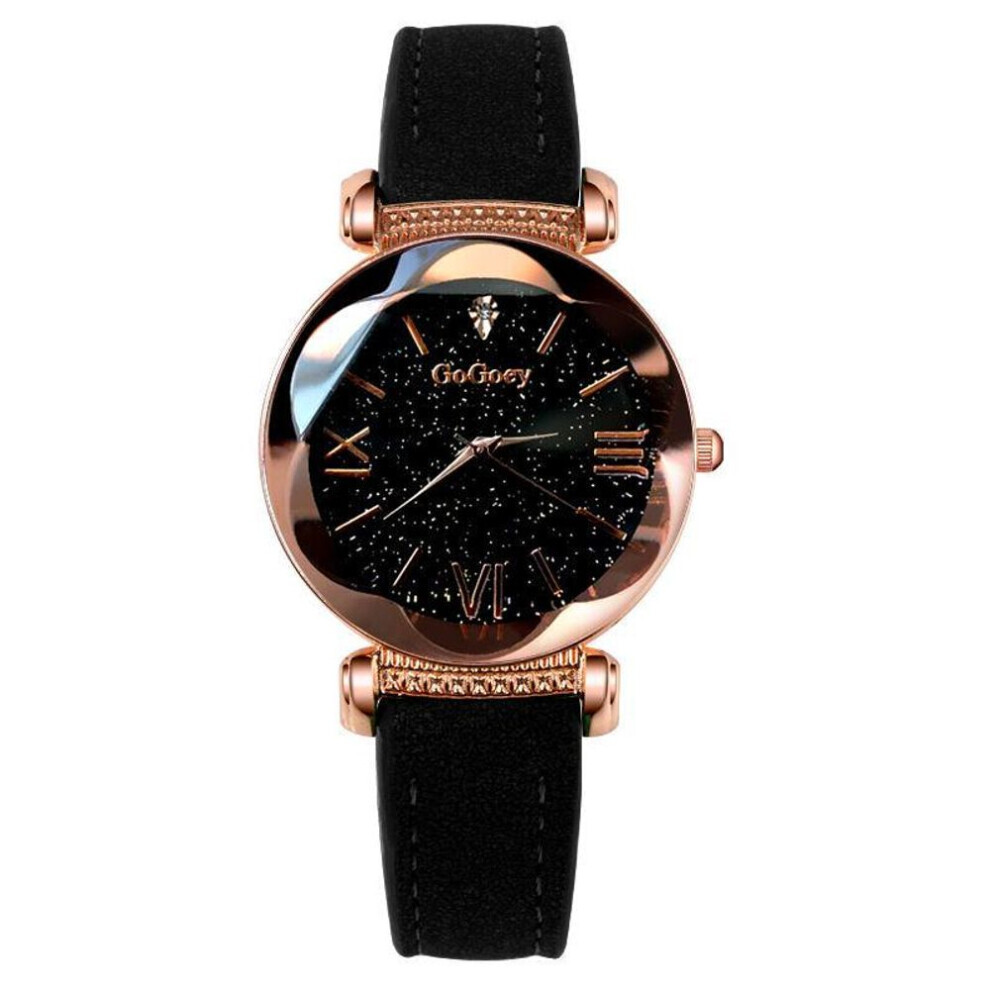 (black) Women&apos;s Watches  Luxury Ladies Watch Starry Sky Watches For Women Fashion