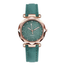 (green) Fashion Starry Sky Girl's Quartz Watches Top Luxury Ladies Wristwatches Gifts For Friend,family