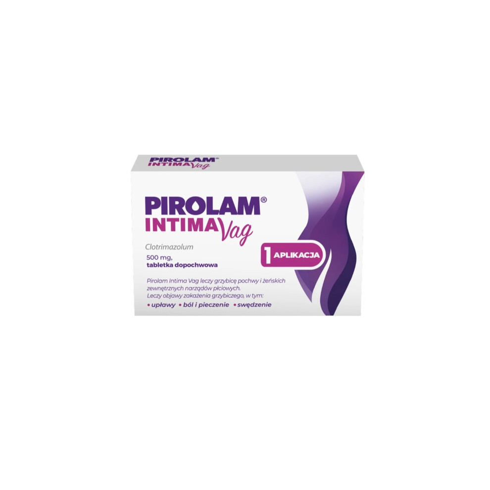 Polpharma Pirolam Intima Vag 500 Mg, 1 Vaginal Tablet
