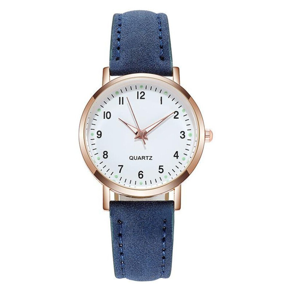 Maxpower (Blue) Luxury Ladies Luminous Hands Quartz Watches Fashion Ladies Quartz Wristwatches Gifts For Wife,Girl,Family Blue