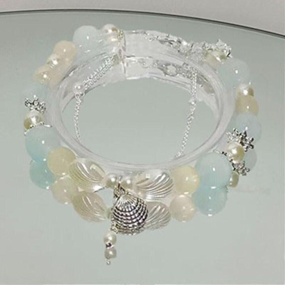 Maxpower (D) Simple Alloy Till The End Of The Moon Chinese Jewelry Tassel Chain Women Bracelet Beads Pendant