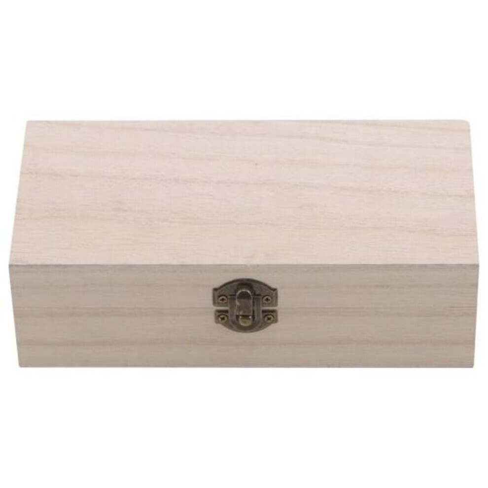 (as the picture) Retro Space-saving Durable Vintage Handcrafted Lightweight Trinket Case Jewelry Case