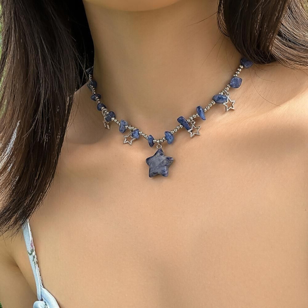 Maxpower (3) Temperament Crushed Stone Collarbone Necklace Simplicity Vacation Necklace Women