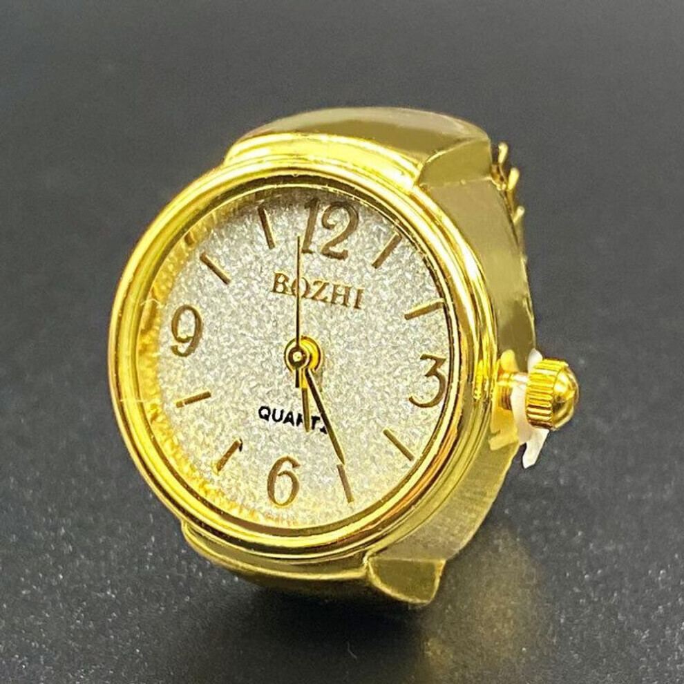 Maxpower (White) Retro Ring Watch Shaped Punk Exaggerated Spirit Ring Watch Digital Ring Watch White