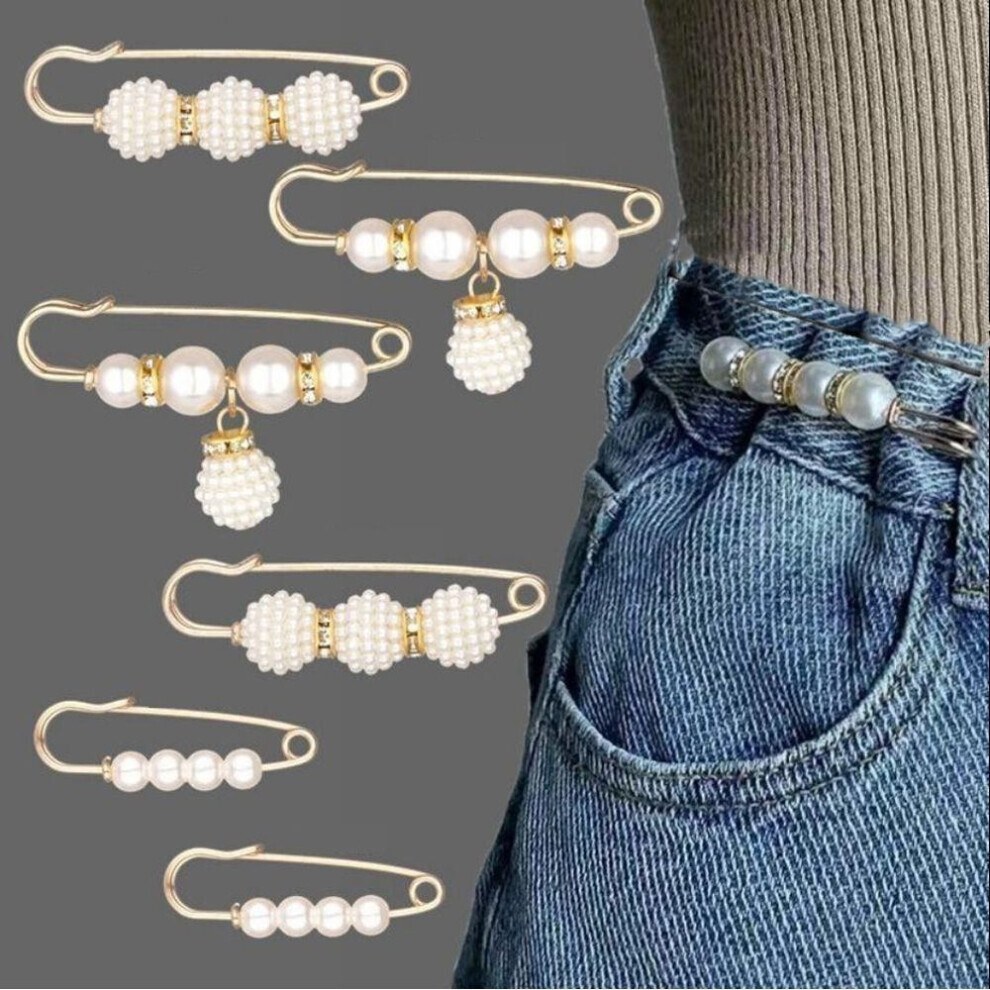 Maxpower (#10) Buckle Dress Shawl Clips Waistband Pin Waist Pin Brooch Dress Shawl Clips Clothing Brooches Set