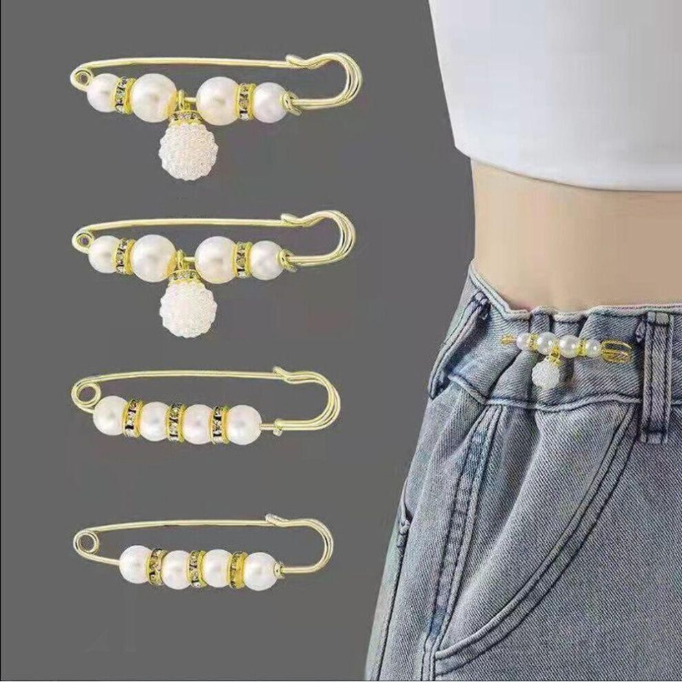 Maxpower (#13) Buckle Dress Shawl Clips Waistband Pin Waist Pin Brooch Dress Shawl Clips Clothing Brooches Set