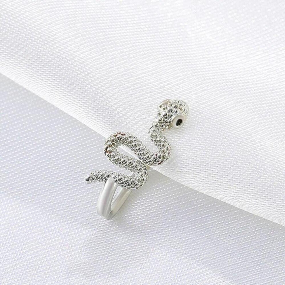 Maxpower (Silver) 1Pcs Snake Nose Ring For Women Gold Silver Color Non Piercing Stainless Steel Nose Clip Fake Septum Piercing Jewelry Silver,Gold