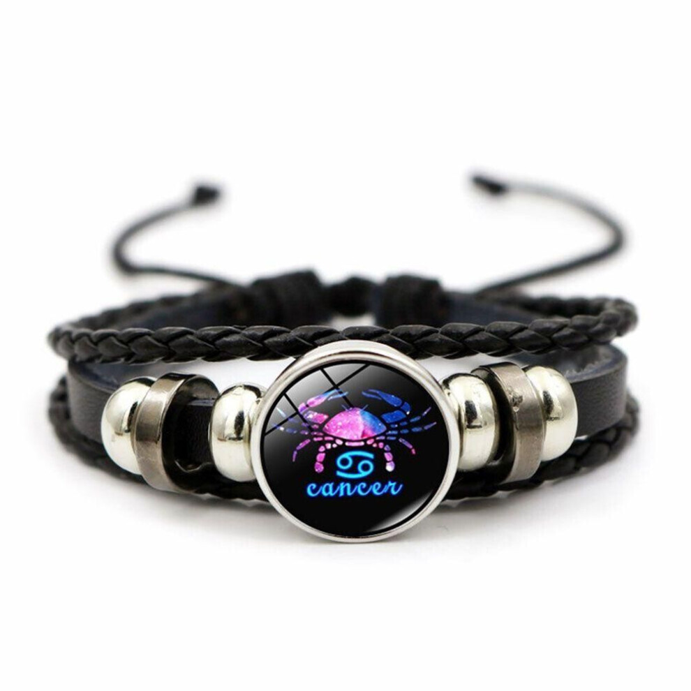 Maxpower (Cancer) Constellation Horoscope 12 Zodiac Bangle Bracelet Couple Bracelet Jewelry Fashion Accessories Not,Specified
