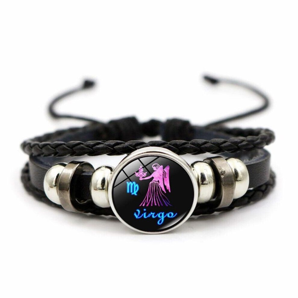Maxpower (Virgo) Multilayer Bangle 12 Zodiac Horoscope Fashion Accessories Jewelry Bracelet Couple Bracelet