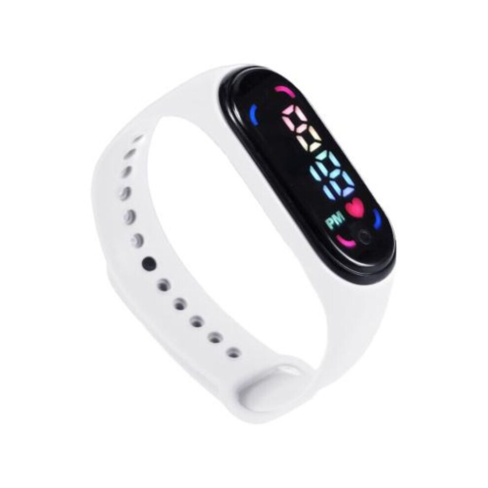 Maxpower (White) Modern Kids Wristwatch Shockproof Silicone Wrist Watch White