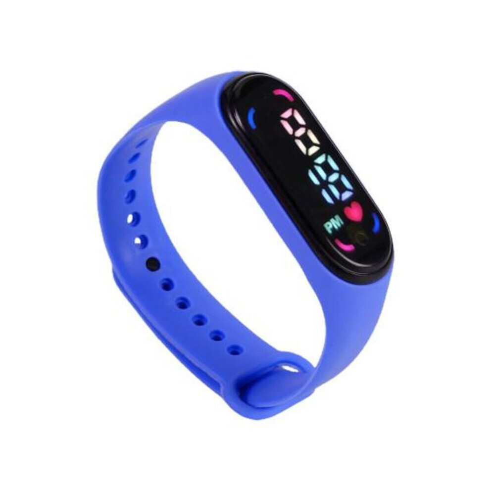 Maxpower (Blue) Modern Kids Wristwatch Shockproof Silicone Wrist Watch Blue