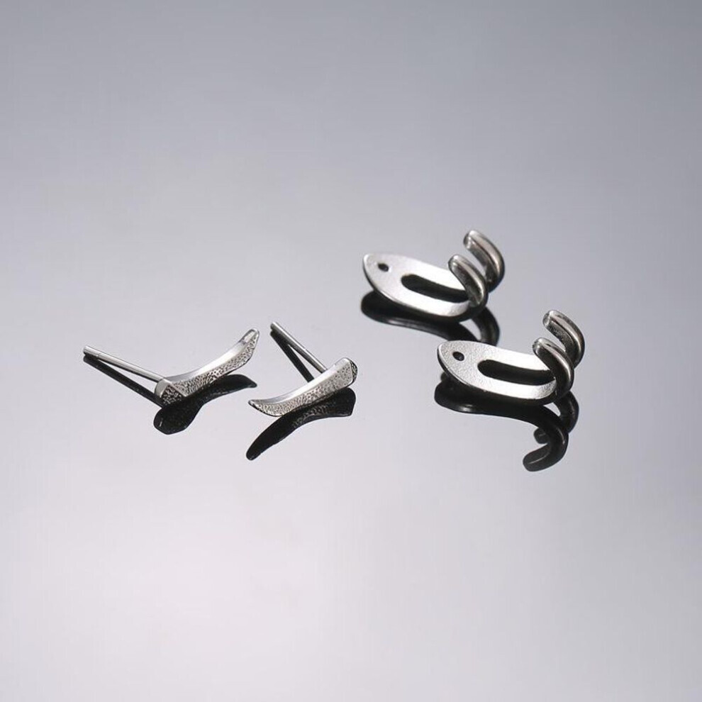 (as the picture) Punk Earrings For Men Stud Earring Mens Jewellery Aretes Para Hombre Orecchini Uomo Brinco Masculino