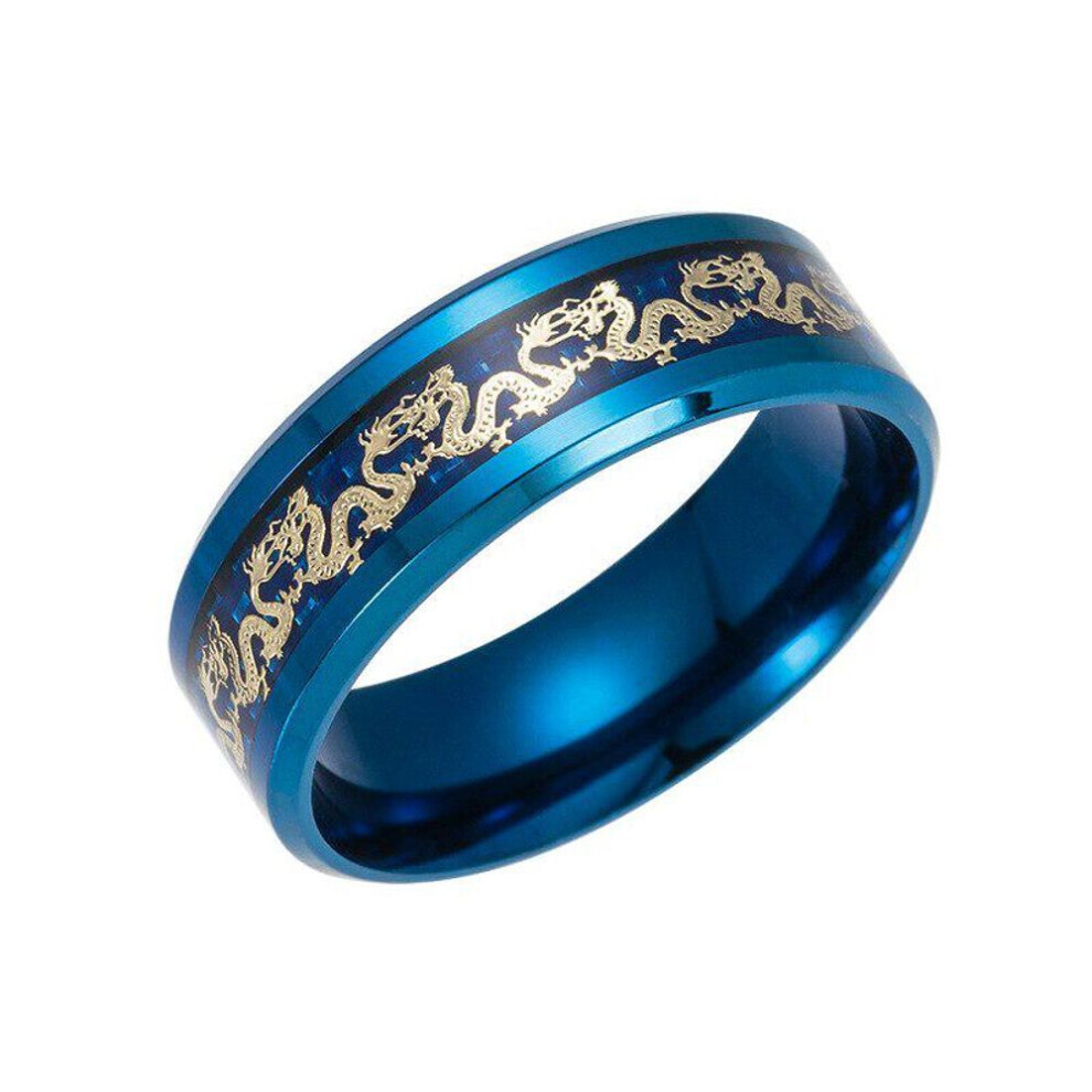 (blue, 11) Dragon Rings Black And Blue Man's Gifts Wedding Band Jewelry-image-OPC-PG8JXQZ-NEW