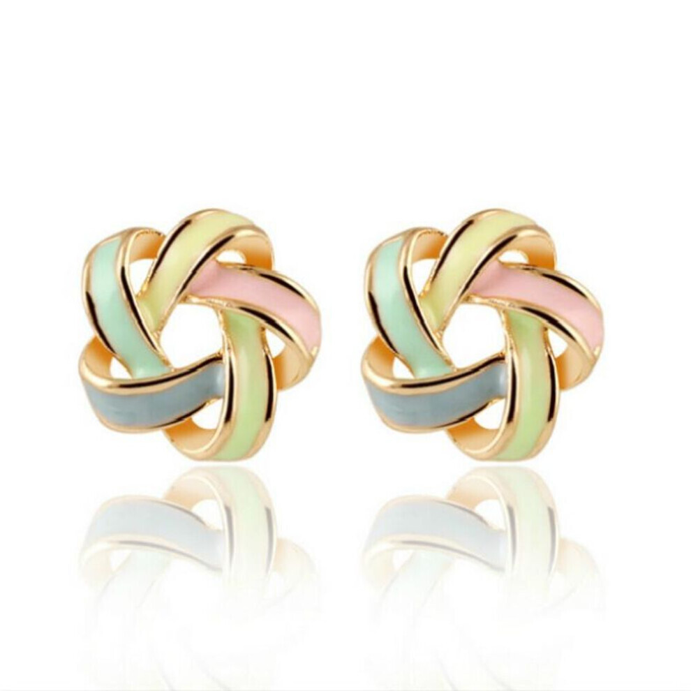 Maxpower (Multicolor) Stud Earrings For Women Brincos Fashion Bijoux Flower Boucle D'oreille Femme Accessory Jewelry Not,Specified