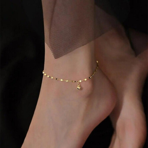 (Gold) Minimal Beads Vintage Anklets For Womens