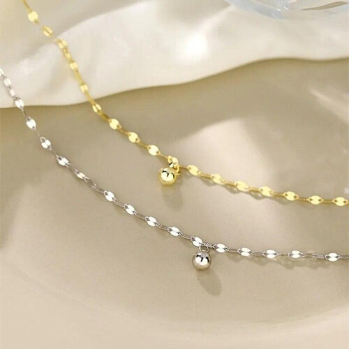 (Gold) Minimal Beads Vintage Anklets For Womens 1