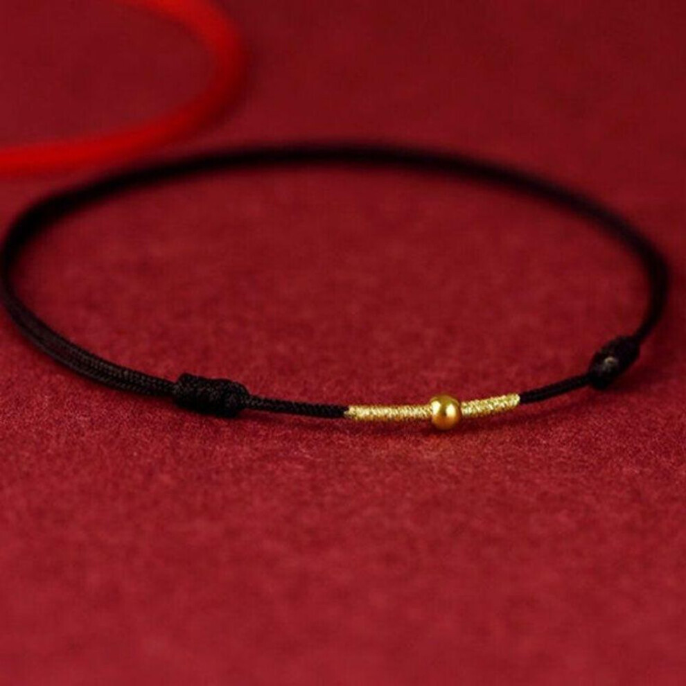 (black, Anklet) Fashion Handmade Bracelet Red Rope Lucky Bangle Women Men Best Bracelet Anklet