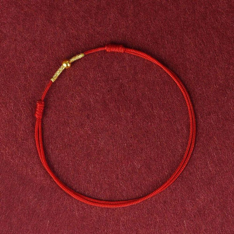 Maxpower (Red, Anklet) Fashion Handmade Bracelet Red Rope Lucky Bangle Women Men Best Bracelet Anklet