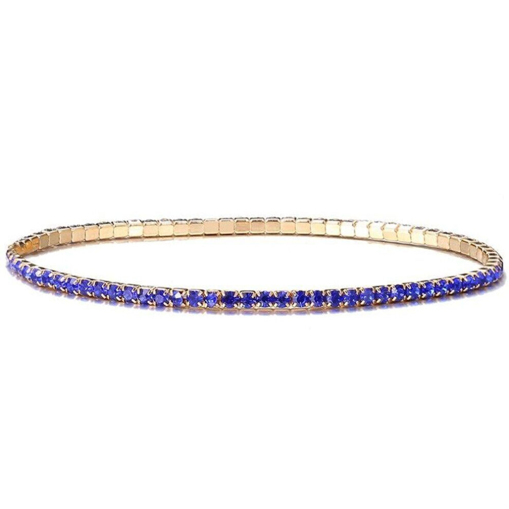 Maxpower (Blue) 1Pc Bohemian Handmade Women Bracelet Vintage Ethnic Colorful Beads Elastic Bracelet Jewelry Gift Blue