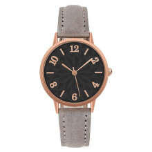 (grey) Trendy Unisex New Fashion Casual Women Dress Wristwatches Leather Belt Watches Ins Watch Women Watch Ladies' Quartz Clock Simple Frosted