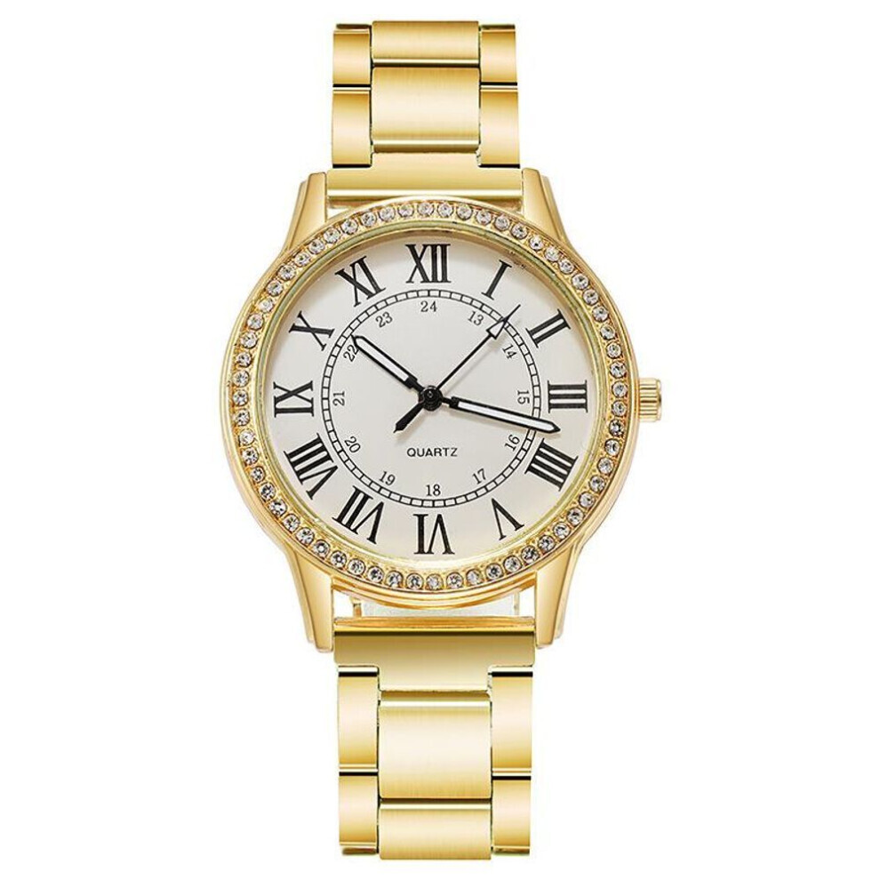 Maxpower (Golden) Woman's Fashion Design Quartz Watches Original Luminous Hands Ladies Wristwatches Clock Best Gifts Golden