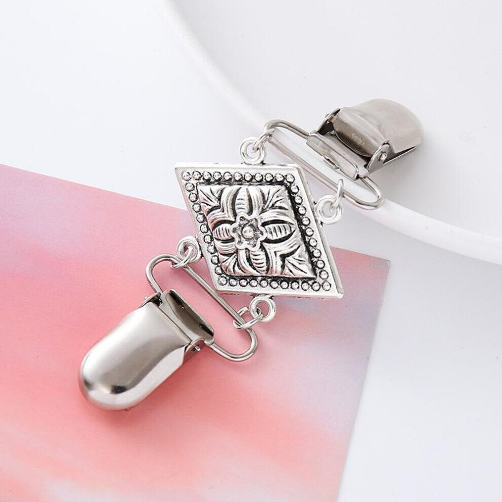 Maxpower (As The Picture, Collar Buckle 7) "Vintage Carved Sweater & Scarf Buckle - Elegant Brooch Jewelry For Women"