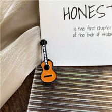 (Style 5) Creative Musical Instrument Enamel Brooch Rock Orchestra Violin Guitar Bass Badge Clothes Lapel Pins Kids Gifts Jewelry