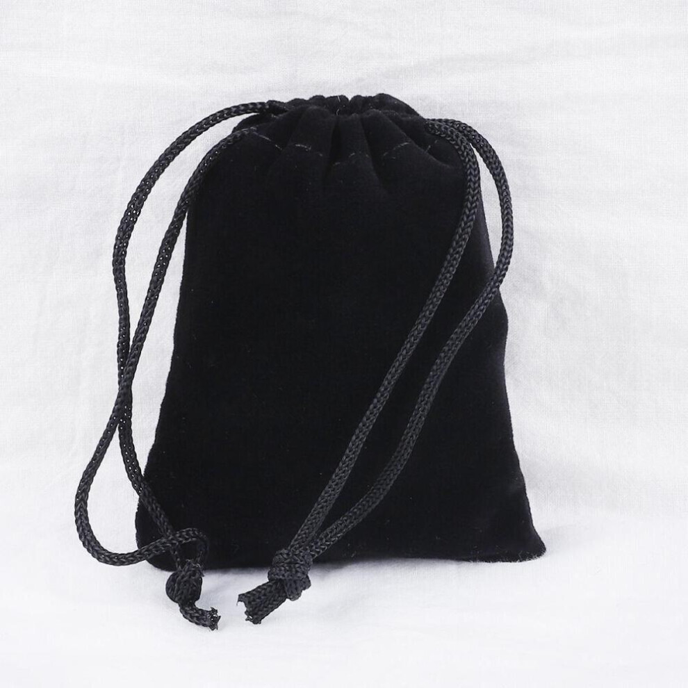 Maxpower (, 9X12cm) 10Pcs Velvet Drawstring Phone Bags Jewelry Gift Storage Case Wedding Party Favor Candy Pouches Black