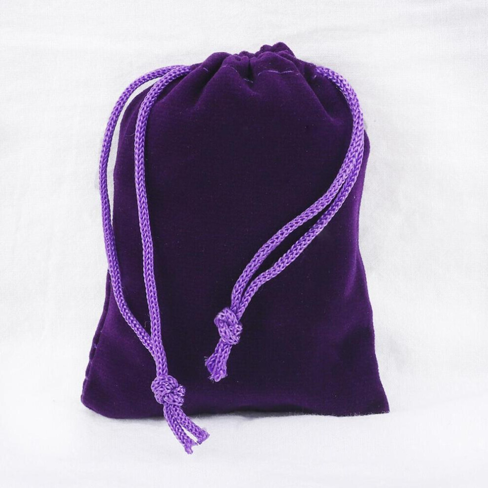 Maxpower (Dark 9X12cm) 10Pcs Velvet Drawstring Phone Bags Jewelry Gift Storage Case Wedding Party Favor Candy Pouches Purple