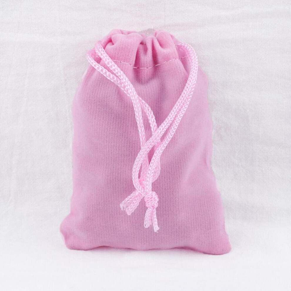 (pink, 9x12cm) 10pcs Velvet Drawstring Phone Bags Jewelry Gift Storage Case Wedding Party Favor Candy Pouches