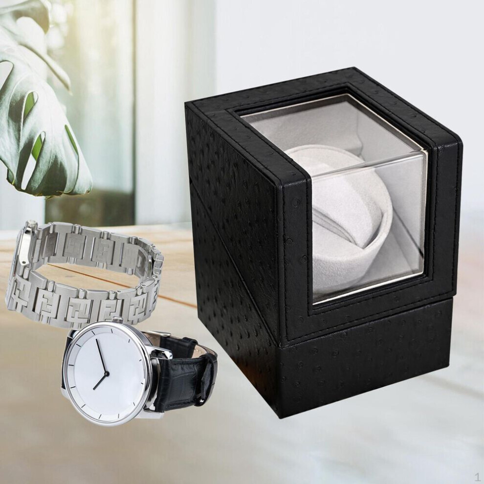 (as the picture, A) Automatic Of Winder With Durable Watch Leather Pillow Stable Pu Lady And Man Watches