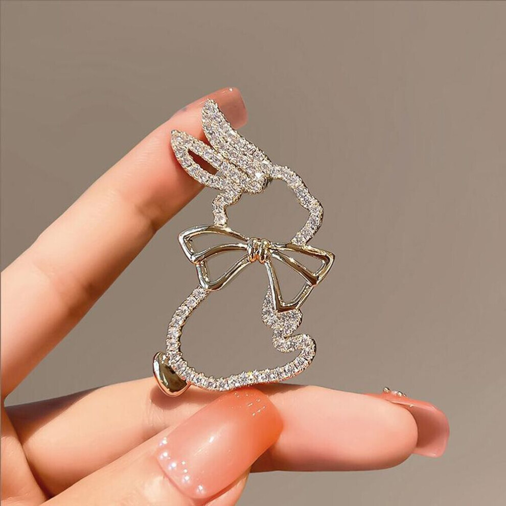Maxpower (O) Women Fashion Rhinestone Metal Lapel Pins Small Brooch Pin Flower Animal Bow Brooches