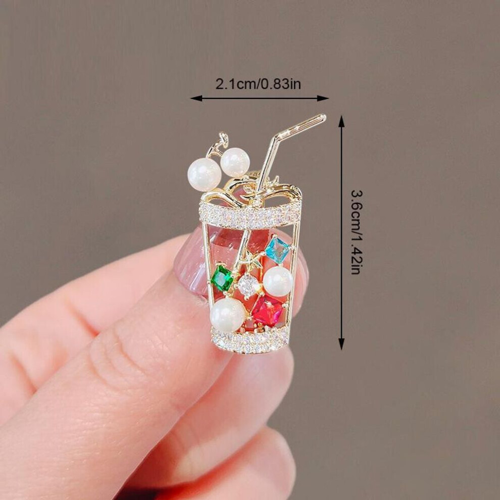 (B) Women Fashion Rhinestone Metal Lapel Pins Small Brooch Pin Flower Animal Bow Brooches