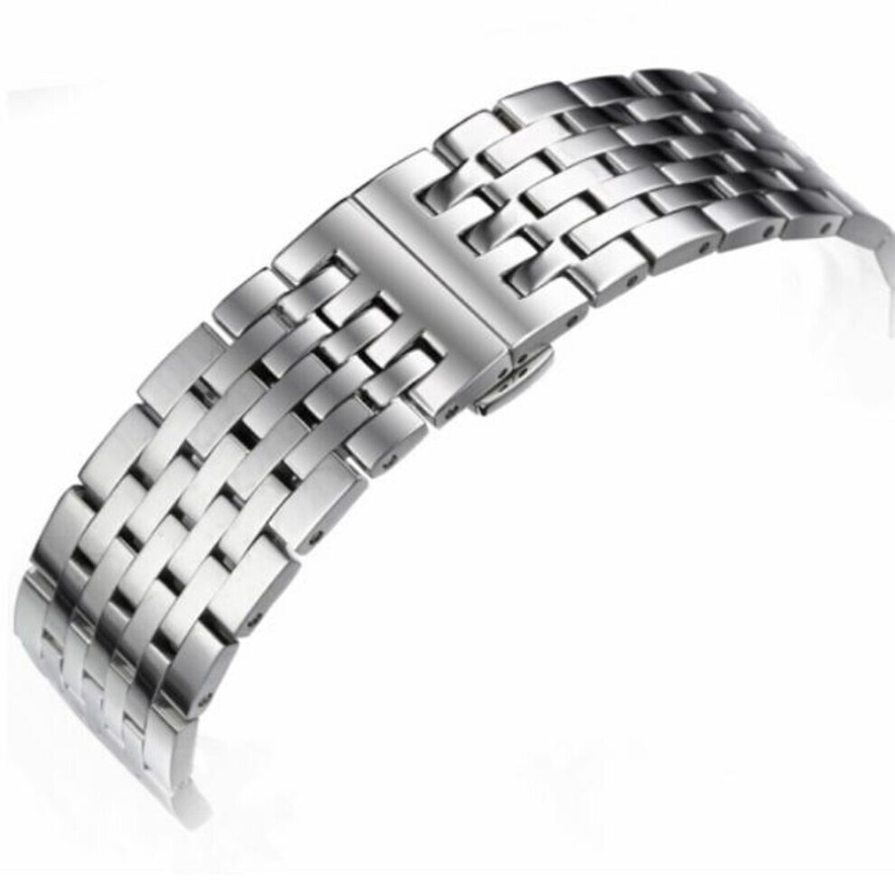 (silver, T063-20MM-Chrono) 20mm Tradition Chronograph Series T063617a T063637a T063639a Watch Band Watch Parts Male Solid Stainless Steel Bracelet Strap For T063