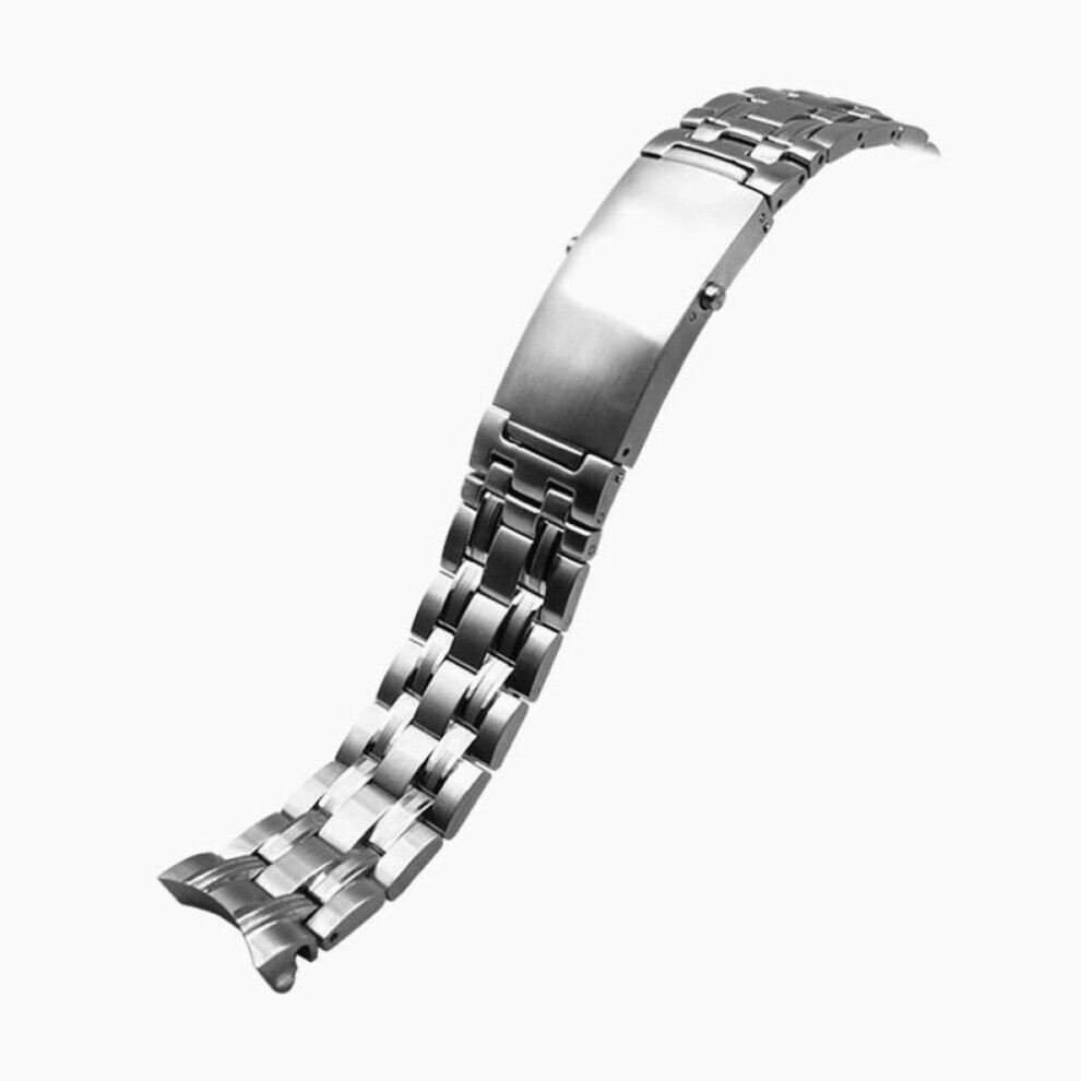 Maxpower (22Mm) Merjust 316L 20Mm 22Mm Stainless Steel Watchband Watch Strap For Omega Seamaster 300 Bracelet Watch Accessories Silver
