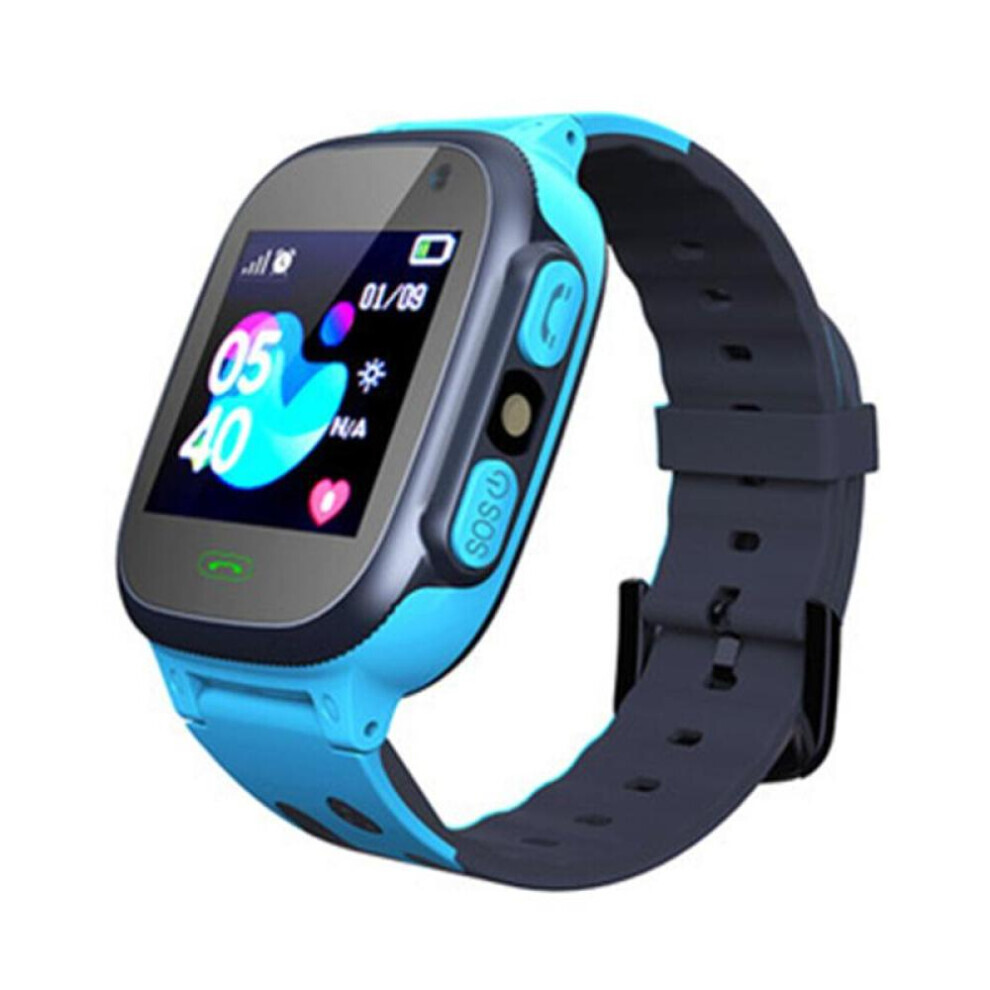 Maxpower (Blue) Kids Watches Call Kids Smart Watch Children Gps Sos Waterproof Smartwatch Clock Sim Card Location Tracker Child Watch