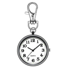 (black, keychain, large digital) "children's Digital Pocket Watch For Exams - Large Keychain, Clear Display, Quartz Movement"