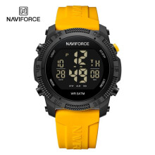 (Yellow, 260mm) NAVIFORCE digital watch Unisex waterproof gift wristwatch NF7104