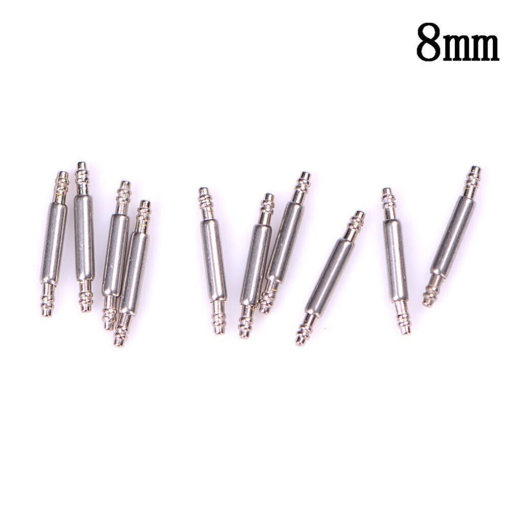 Maxpower (8Mm) 10Pcs Stainless Steel Watch Band Spring Bars Strap Link Pins 8-22Mm Repair Tools