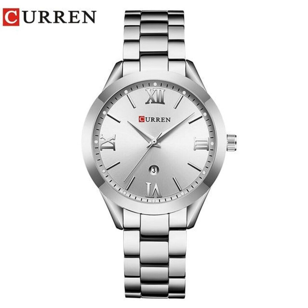 Maxpower (Silver) Curren Gold Watch Women Watches Ladies 9007 Steel Women's Bracelet Watches Female Clock Relogio Feminino Montre Femme 9007