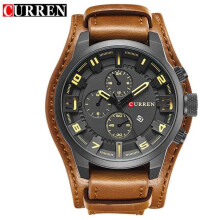 (brown) Curren Men's Watches Brand Luxury Fashion&casual Business Quartz Watch Date Waterproof Wristwatch Hodinky 8225