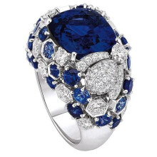 (blue, 10) Classic Silver 925 Ring For Charm Women With Oval Blue Sapphire Gemstones Fingle Fine Jewerly Size 6 -10