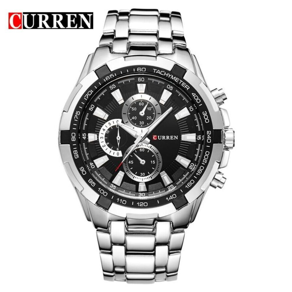 Maxpower (Grey) Curren Brand Luxury Watches Men Sports Business Casual Quartz Wrist Watches Military Wristwatch Waterproof 8023 Grey