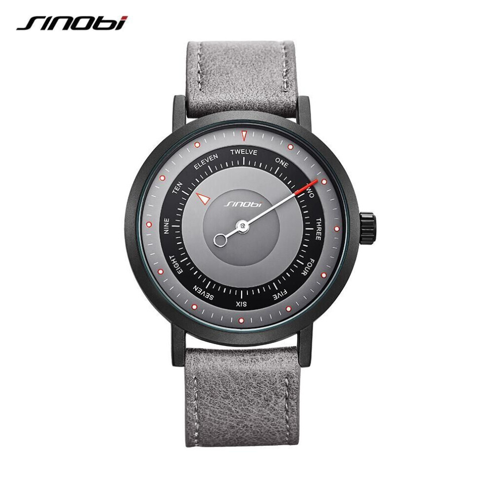Maxpower (Grey) Sinobi Hot Fashion Men's Creative Sports Watches Male Clock Casual Military Luminous Waterproof Quartz Wristwatches Grey