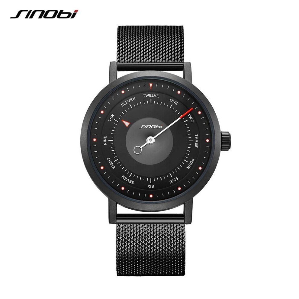 Maxpower (Black) Sinobi Hot Fashion Men's Creative Sports Watches Male Clock Casual Military Luminous Waterproof Quartz Wristwatches Black