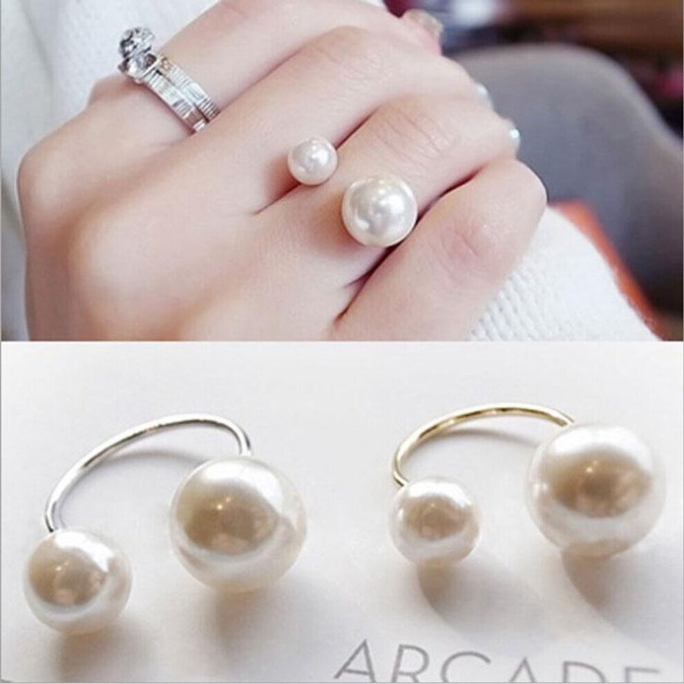 Maxpower (Golden) Open Ring Korean Temperament Wild Fashion Finger Ring Joint Ring Tail Ring Accessories Golden