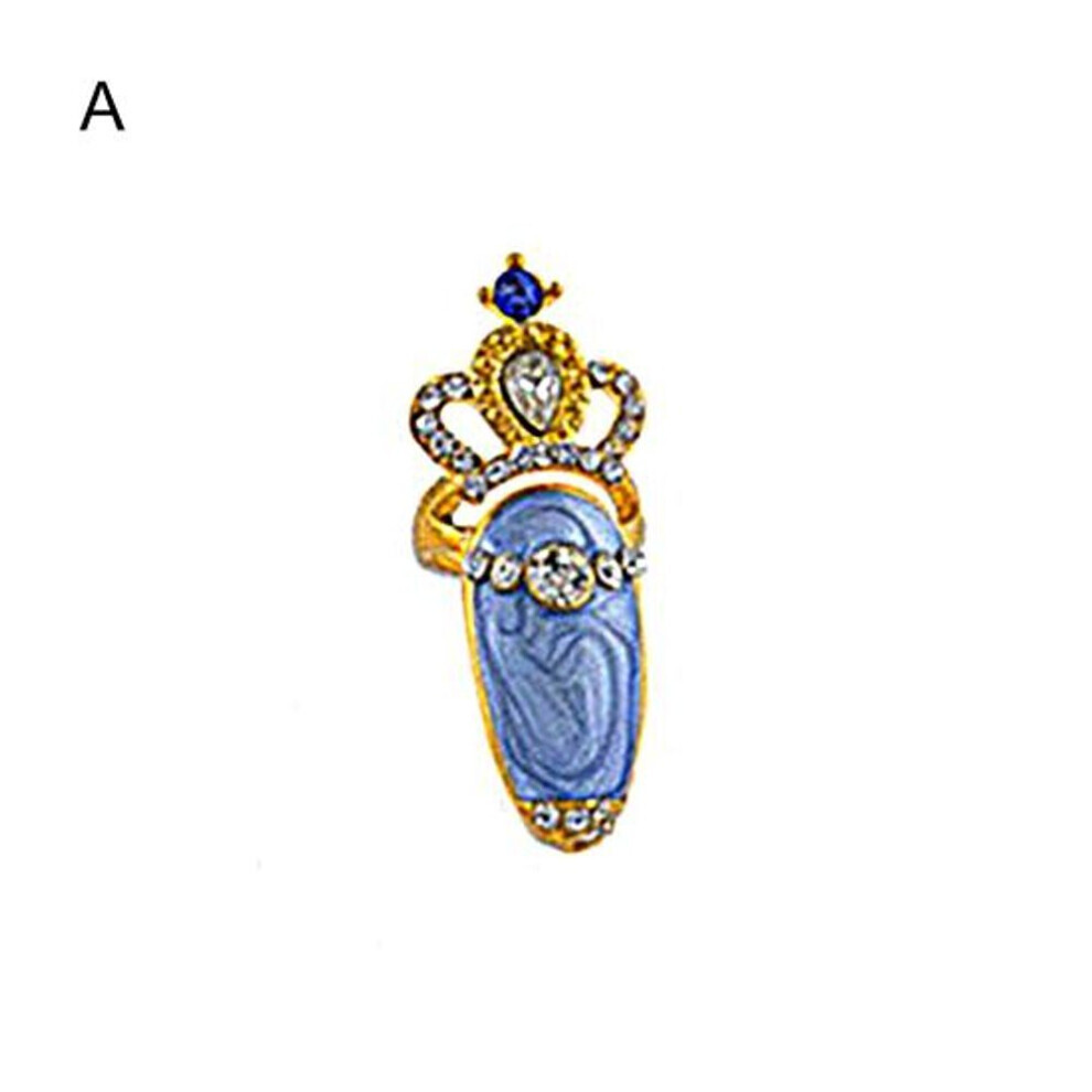 Maxpower (A) Practical Women Nail Ring Non-Deforming Durable Shiny Not,Specified