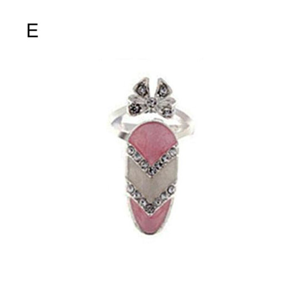 Maxpower (E) Practical Women Nail Ring Non-Deforming Durable Shiny Not,Specified